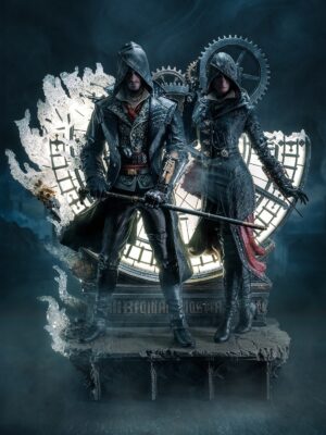 [PRE-ORDER] PURE ARTS: ASSASSIN’S CREED: ANIMUS JACOB & EVIE 1/4 SCALE STATUE EXCLUSIVE EDITION