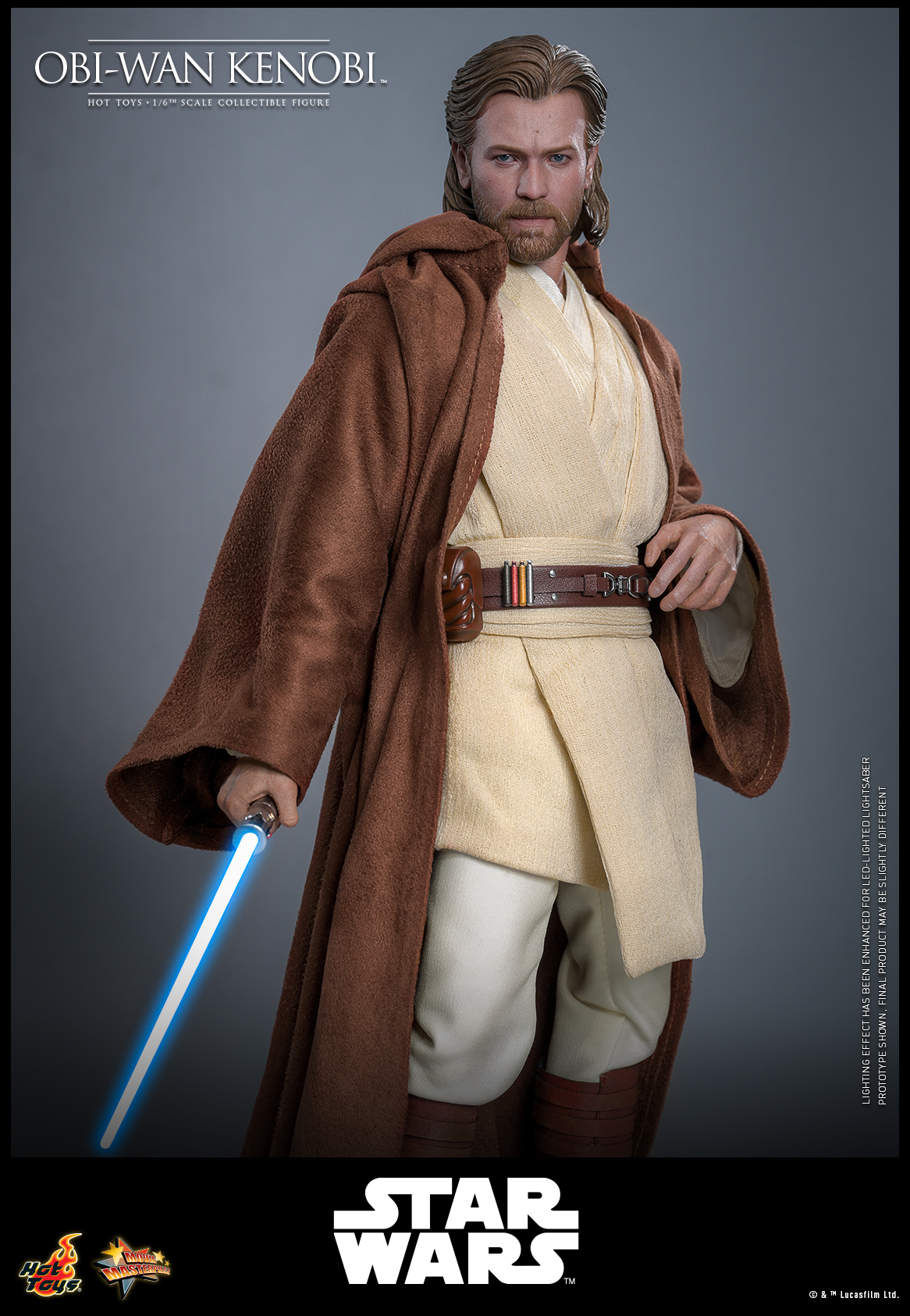 Hot Toys Star Wars Attack of the Clones - Obi-Wan Kenobi MMS808 (4) Hot Toys Star Wars Attack of the Clones Obi Wan Kenobi MMS808 4