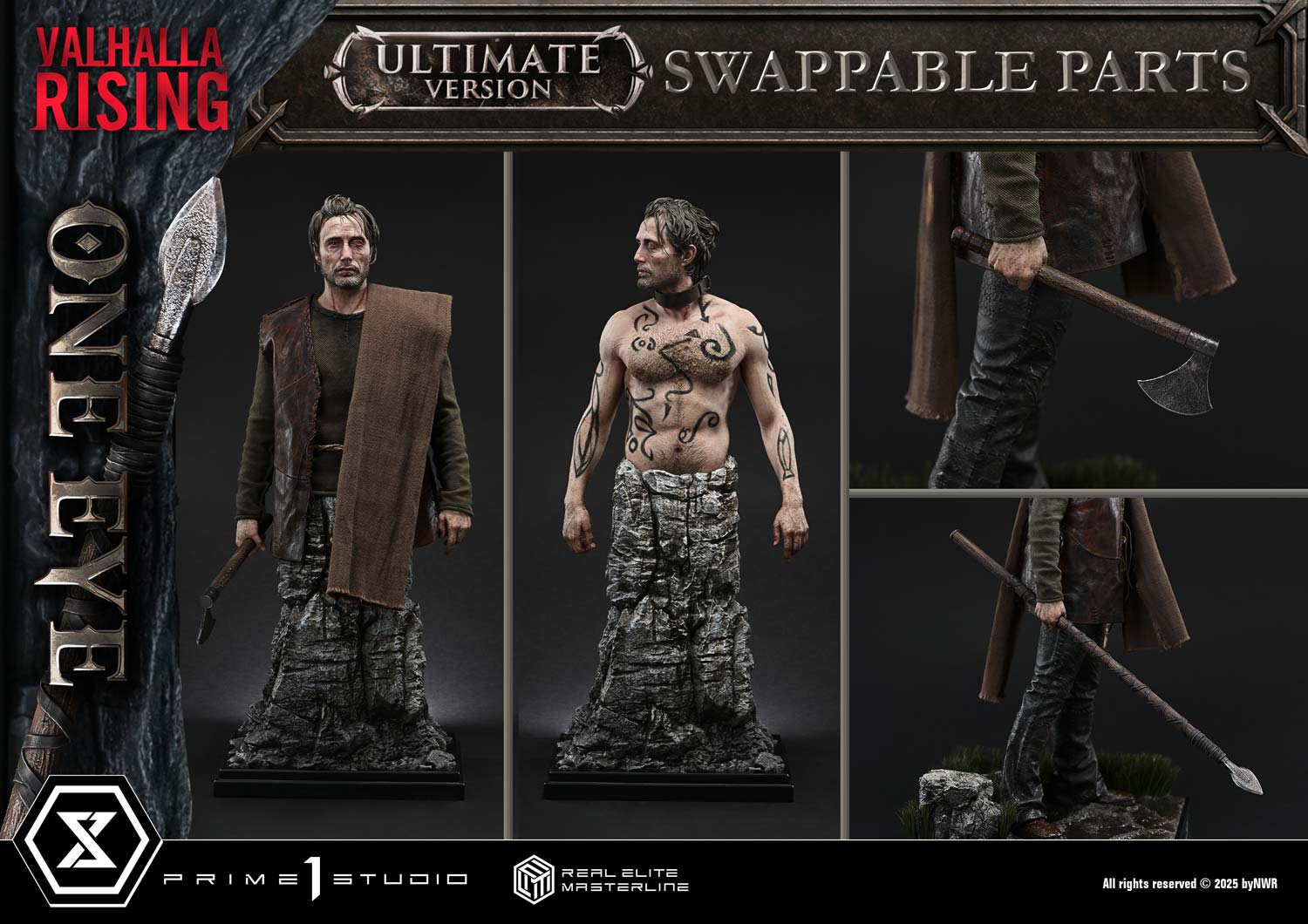 Prime 1 Studio - Valhalla Rising One eye (19) Prime 1 Studio Valhalla Rising One eye 19