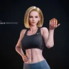 Rak Studio Cosplayer Ella 13 Scale Figure Android 18 Dragon Ball 14