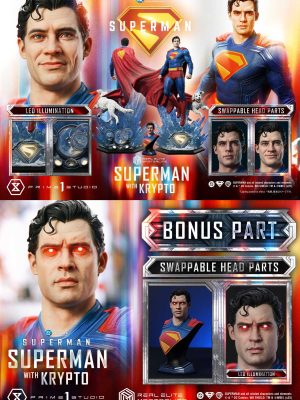 Prime 1 Studio Superman (2025 Film) Superman with Krypto