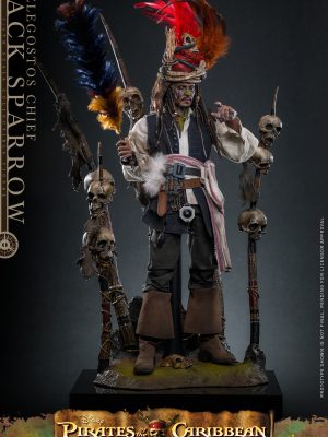 Hot Toys DX48 Pirates of the Caribbean: Dead Man's Chest - Pelegostos Chief Jack Sparrow