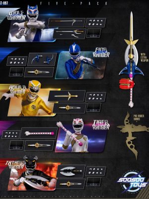 Soosootoys SST-097 Blazing Ranger Pack Pack 5 