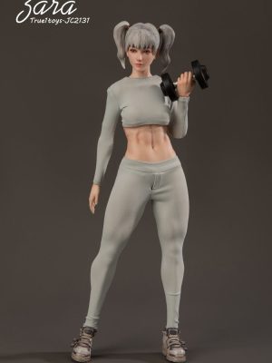 Trang Chủ 72 True1Toys JC2131 – Sporty Girl ZARA (Gray Hair Version) 1/6 Scale Action Figure
